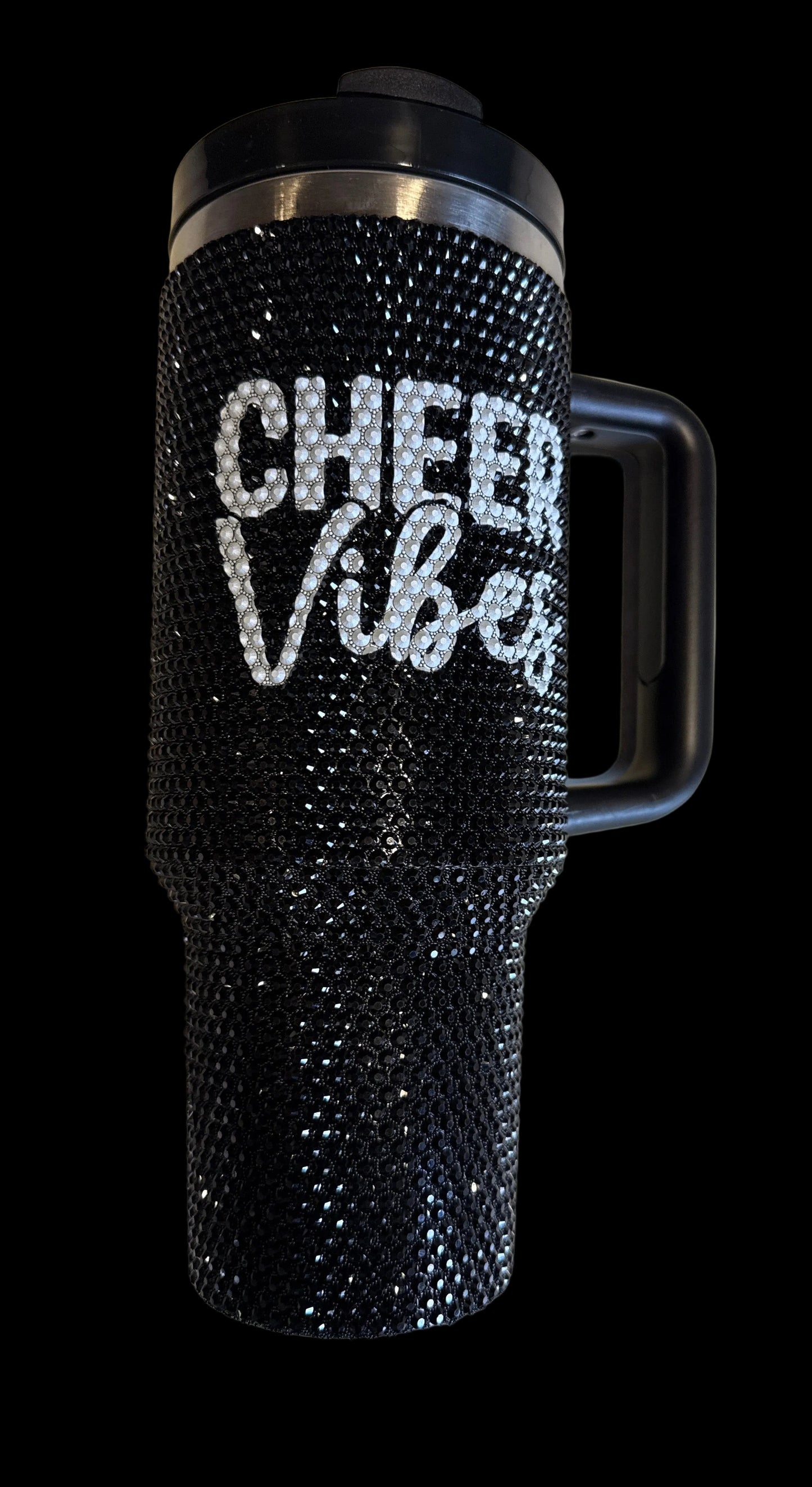 Glitter Tumbler „Cheer Vibes“